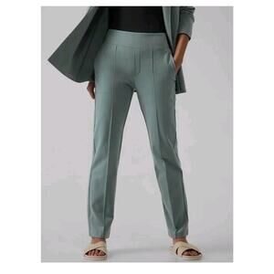 Athleta Women's Eastbound Straight Leg Mid-Rise Ankle Pullon Pants Size 8 Office